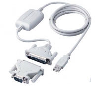 Equip USB 1.1 Converter A Male --> DB9/25 Male /Male  (133315)